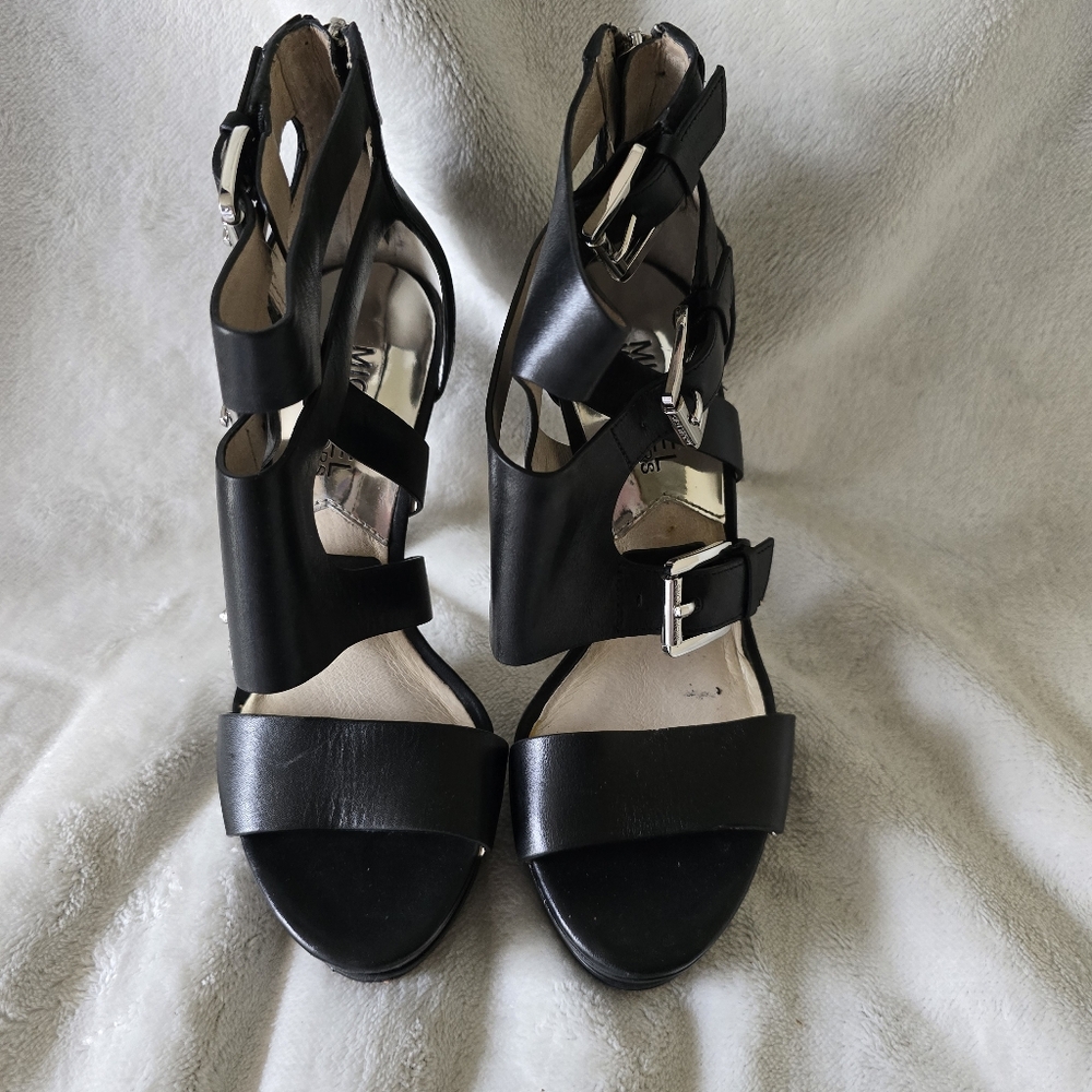 Elegant Black Women's Sandals Heels